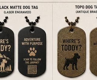 Dog Tag — Black Matte
